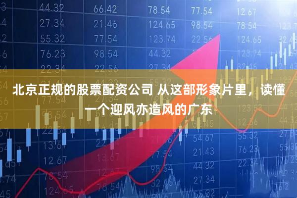 北京正规的股票配资公司 从这部形象片里，读懂一个迎风亦造风的广东